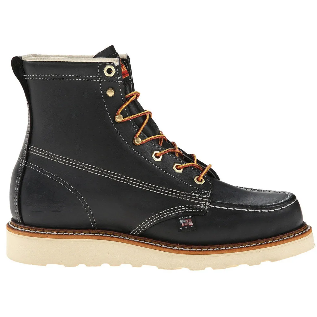 6 Inch Moc Toe Safety Toe Leather Men's Work Boots