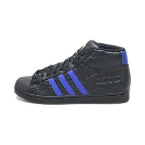 Adidas Pro Model High-Top Sneakers Leather Black Colour For Men