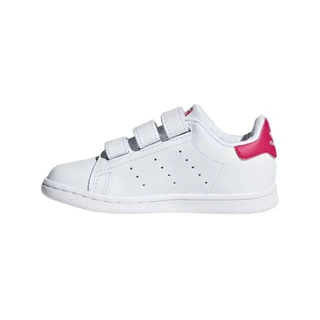 Adidas Stan Smith Cf I Infant-Girls Originals Shoes White/Pink Bz0523