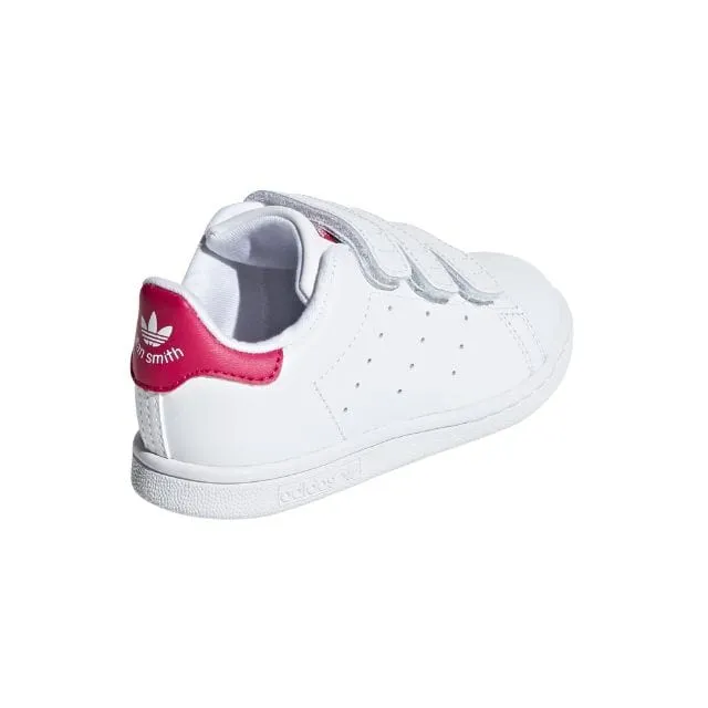 Adidas Stan Smith Cf I Infant-Girls Originals Shoes White/Pink Bz0523