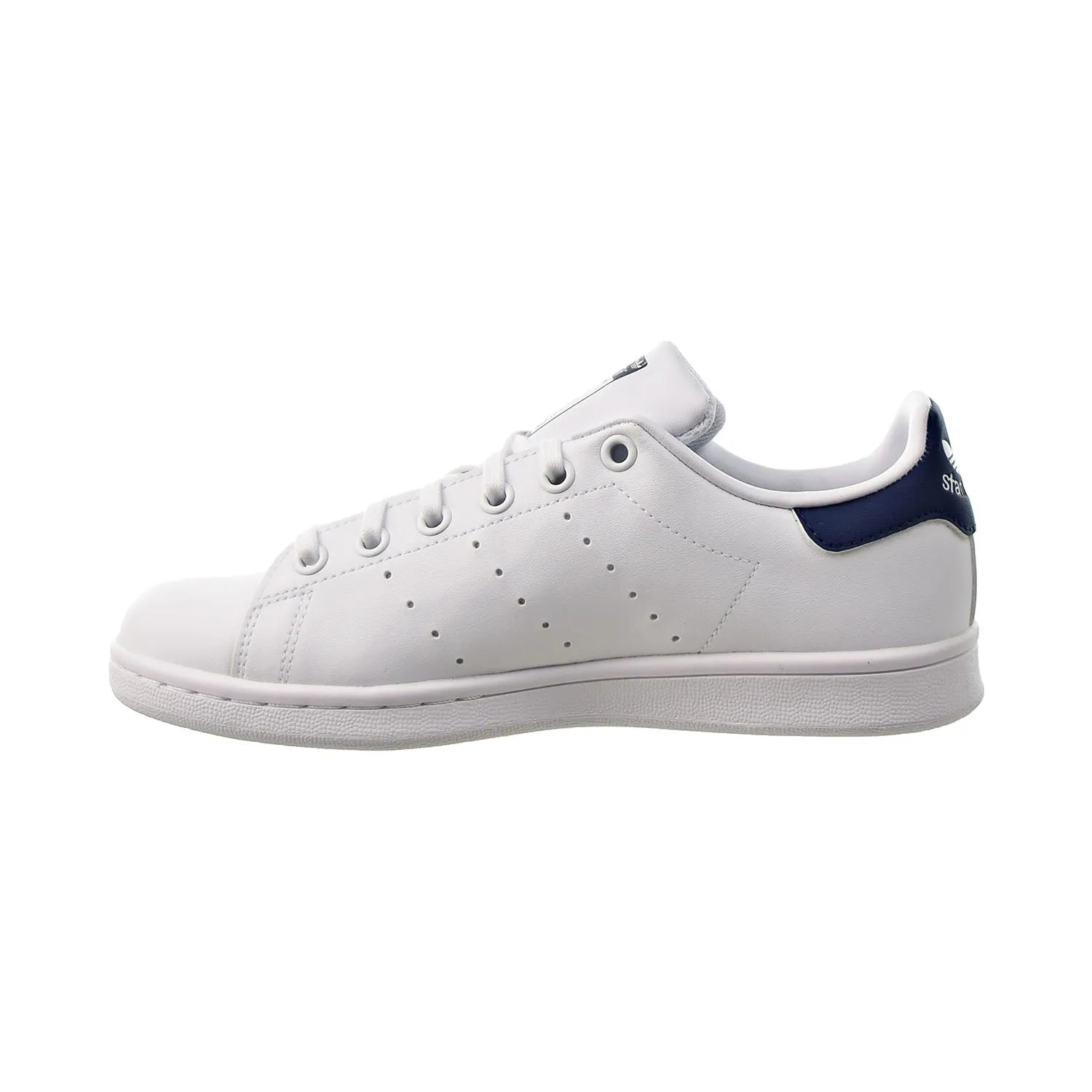 Adidas Stan Smith J Big Kids' Shoes Cloud White-Cloud White-Dark Blue