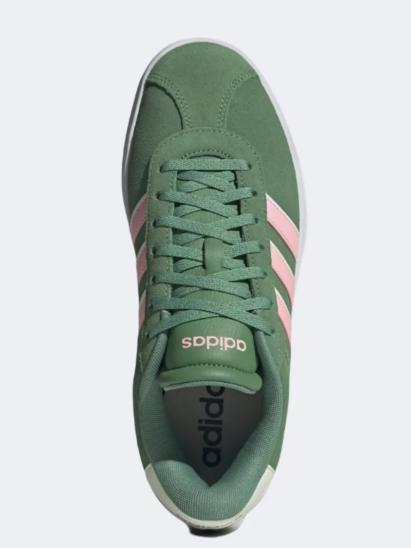 Adidas Vl Court Bold Women Sportswear Shoes Green/Pink/Ivory