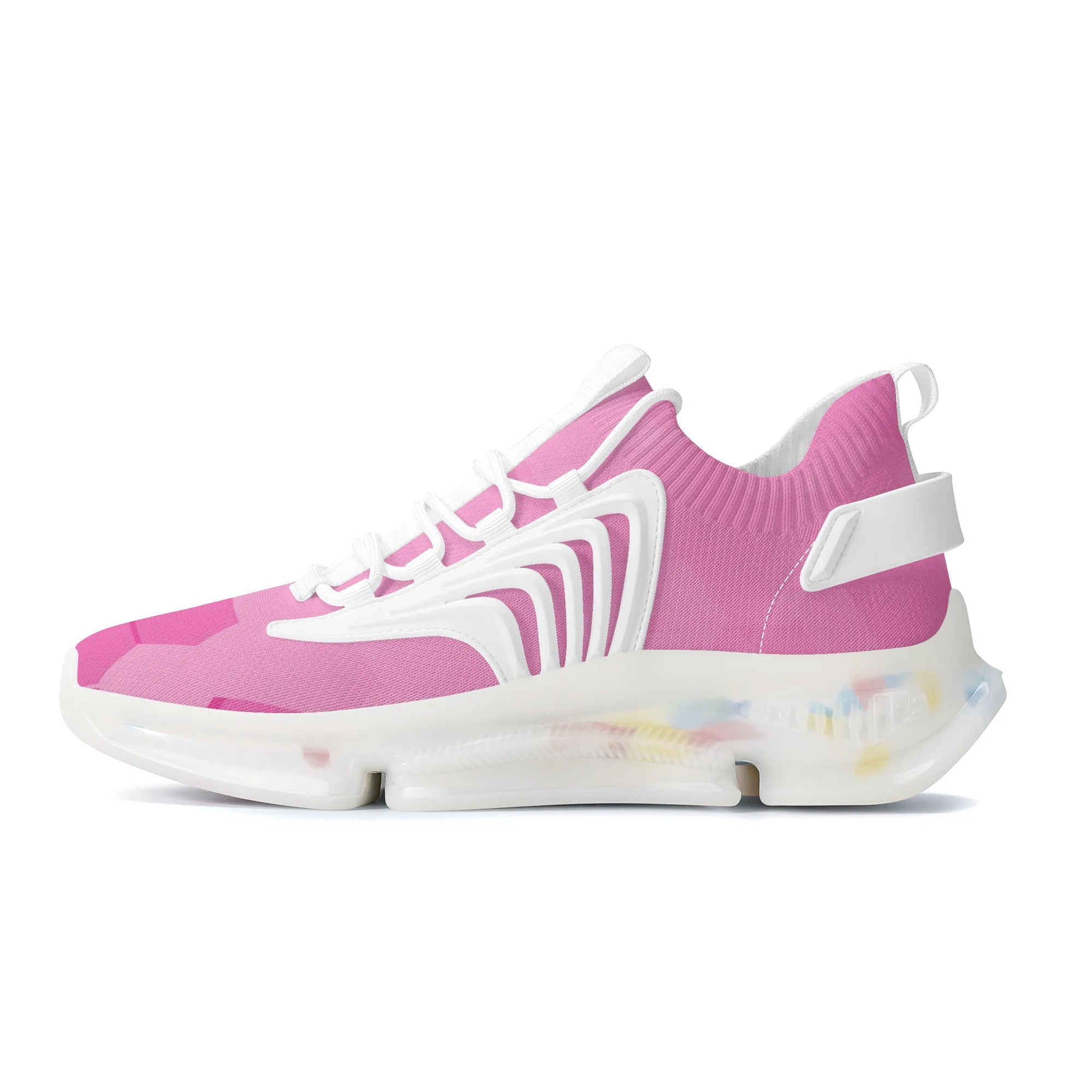 Air Max React Sneakers - White/Pink