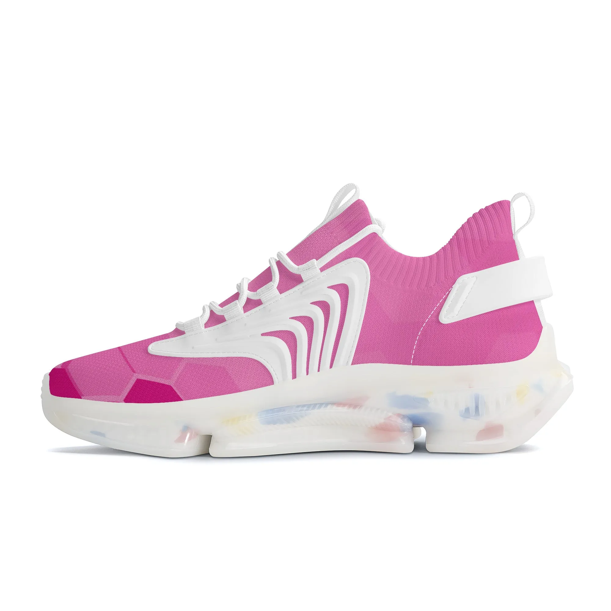 Air Max React Sneakers - White/Pink