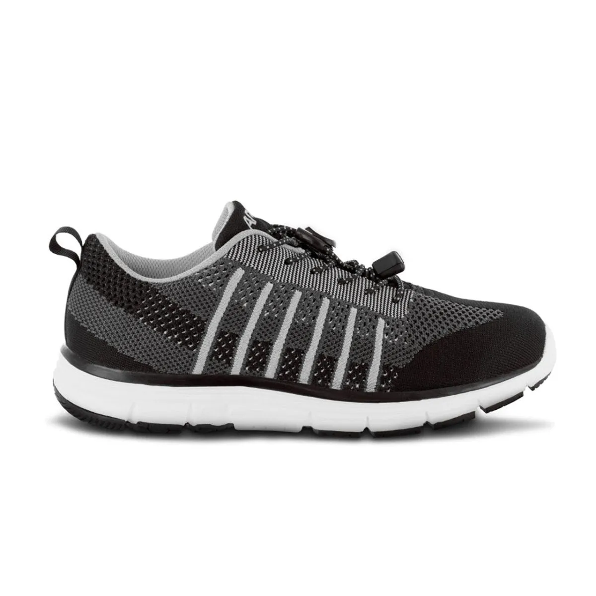 Apex A7000m Bolt Knit Lace Up Men's Active Shoe In Black/grey