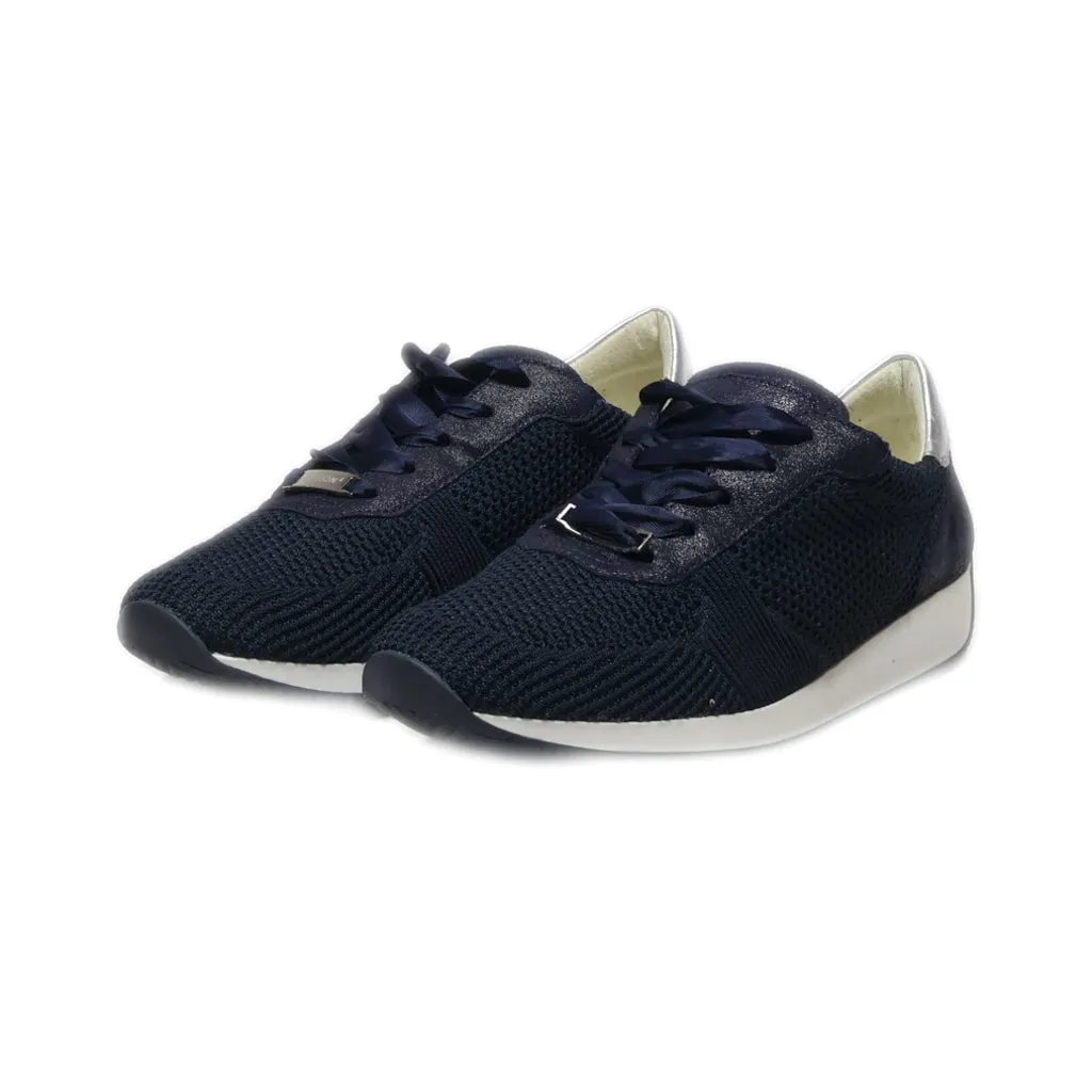 Ara Fusion Low-Top Sneakers Fabric Blue Colour For Women