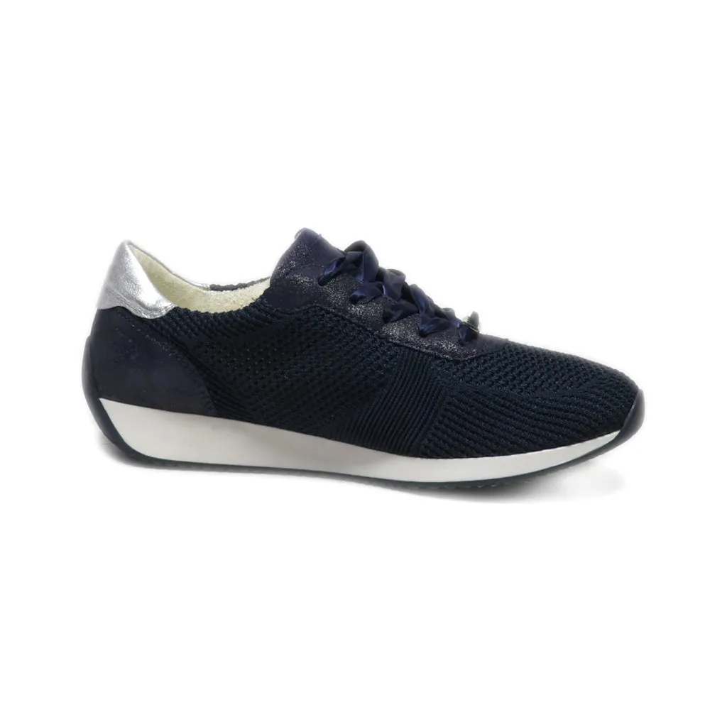 Ara Fusion Low-Top Sneakers Fabric Blue Colour For Women