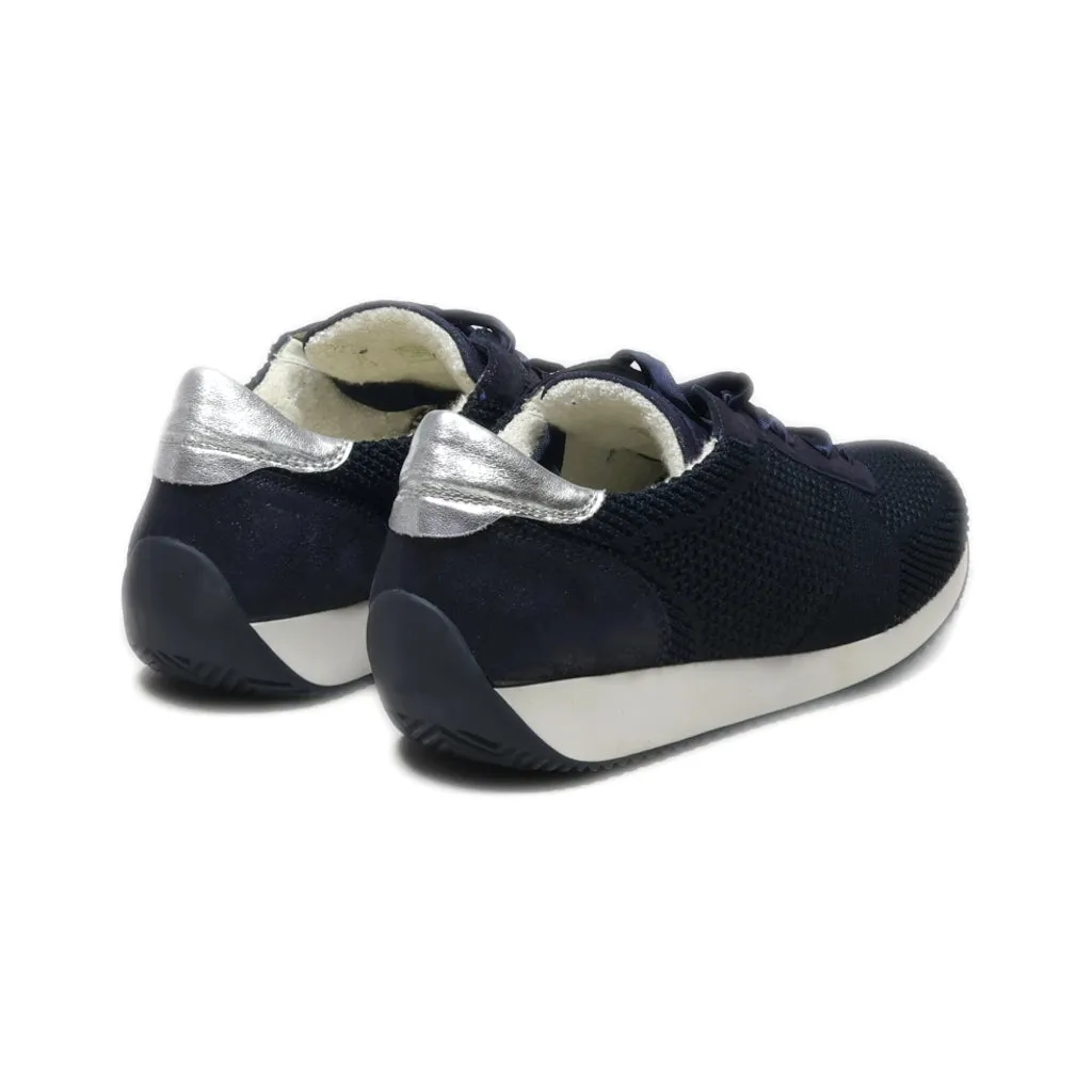 Ara Fusion Low-Top Sneakers Fabric Blue Colour For Women