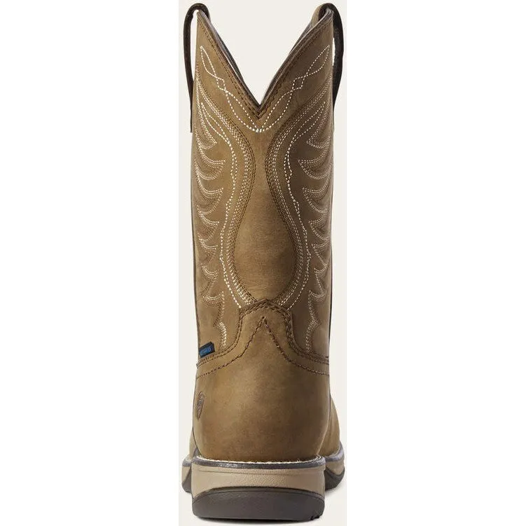 Ariat Women's Anthem Comp Toe Western Work Boot -Brown- 10031664