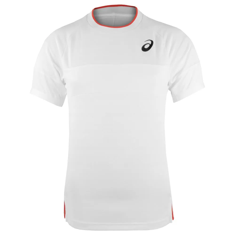 Asics Men's Match Short Sleeve Crew - Brilliant White