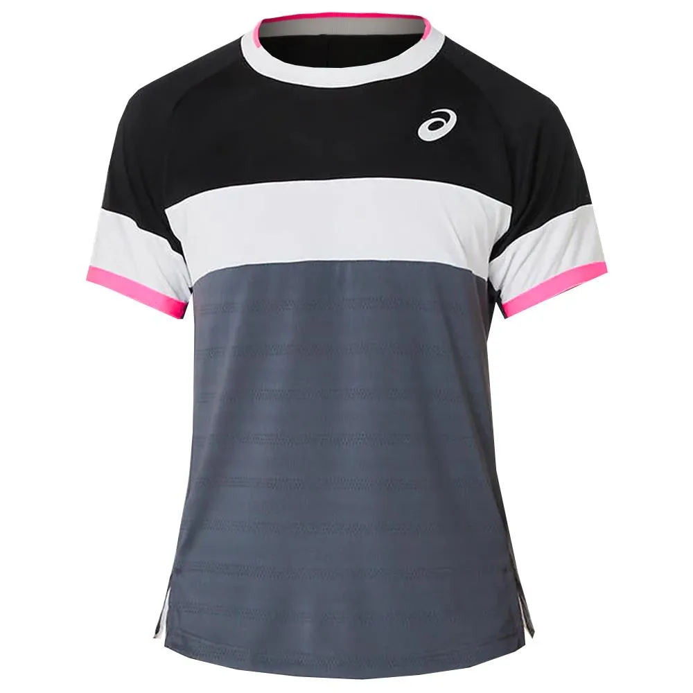 Asics Men's Match Short Sleeve Crew - Performance Black