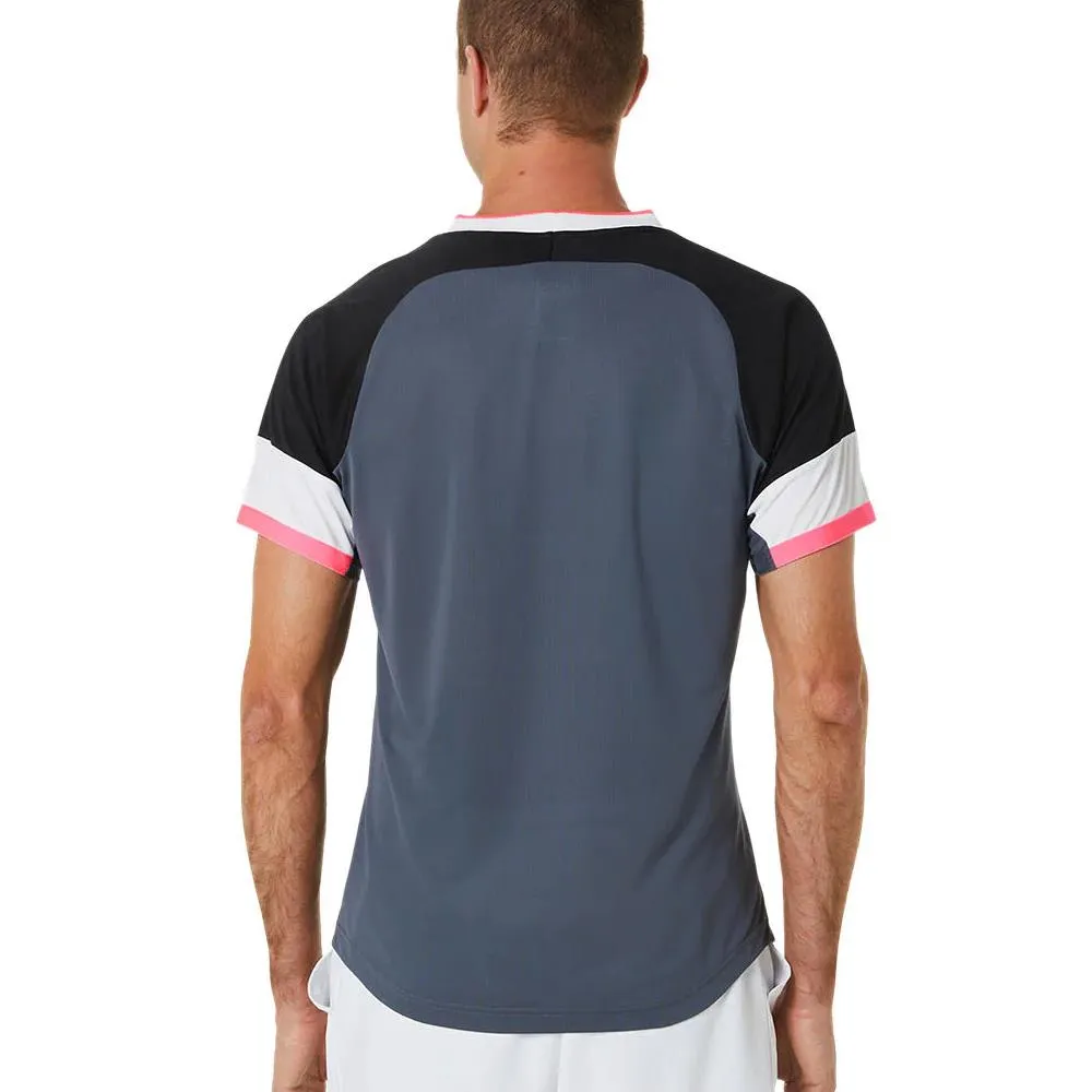 Asics Men's Match Short Sleeve Crew - Performance Black