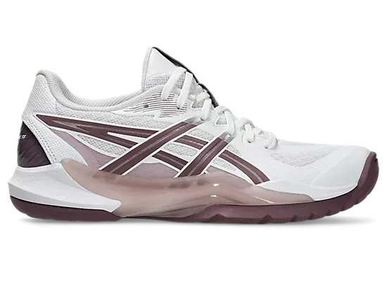 Asics Power Break FF White/Dusty Mauve Court Shoe