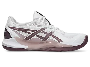 Asics Power Break FF White/Dusty Mauve Court Shoe