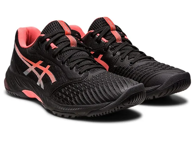 Asics Womens Netburner Ballistic FF 3 - Black/Papaya