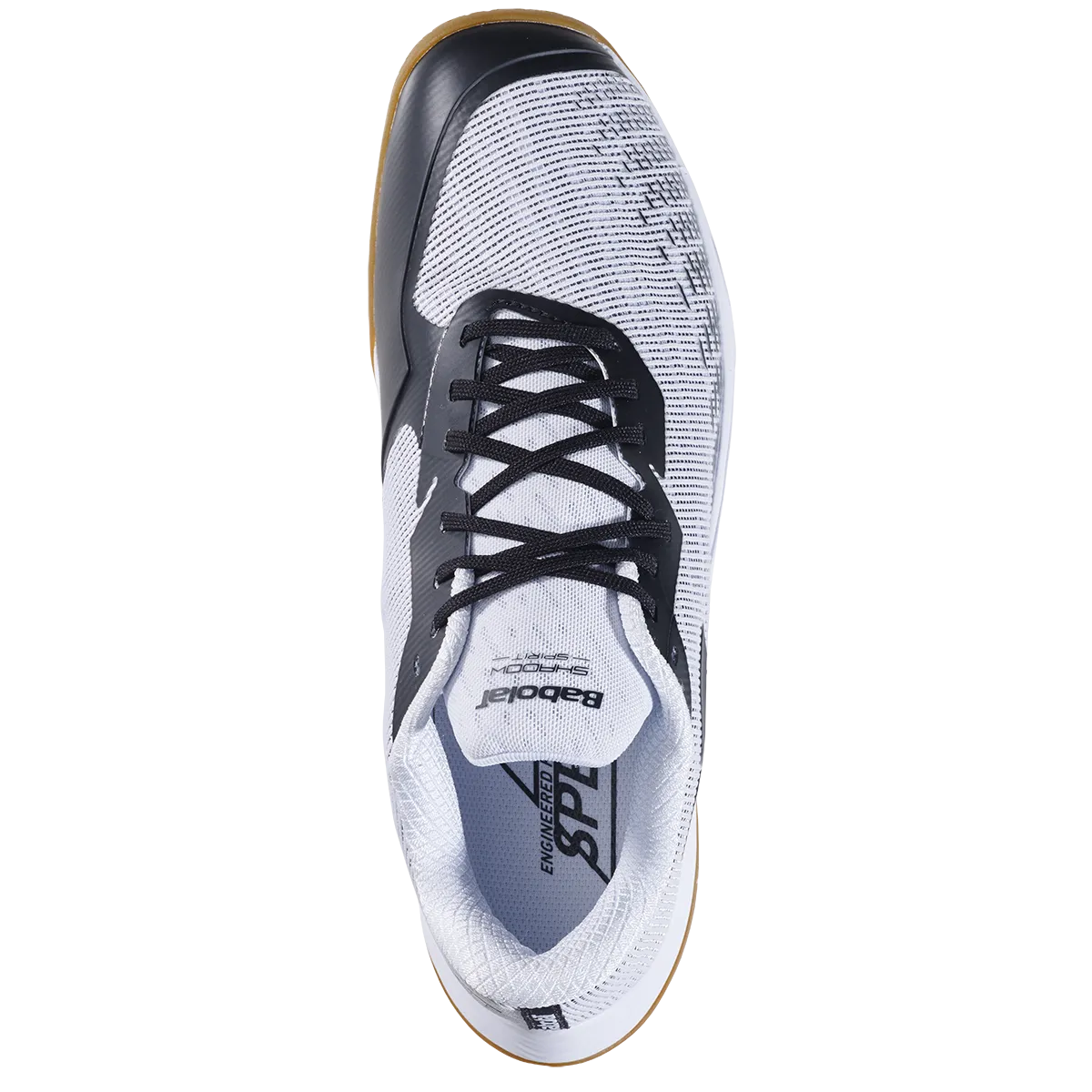 Babolat Men's Shadow Spirit 2 Indoor Court Shoes White Black