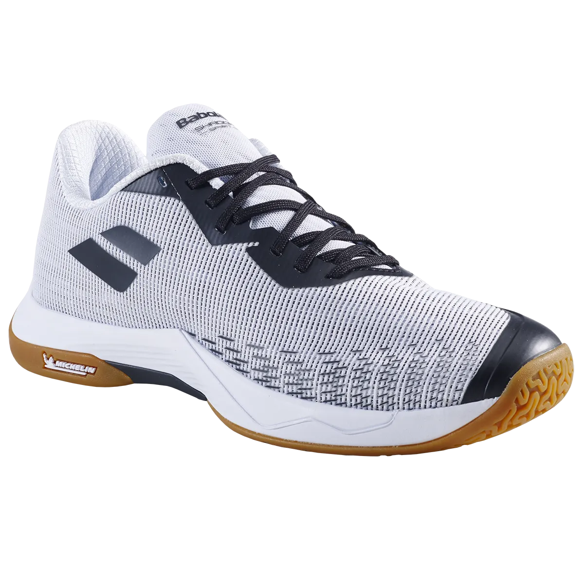 Babolat Men's Shadow Spirit 2 Indoor Court Shoes White Black