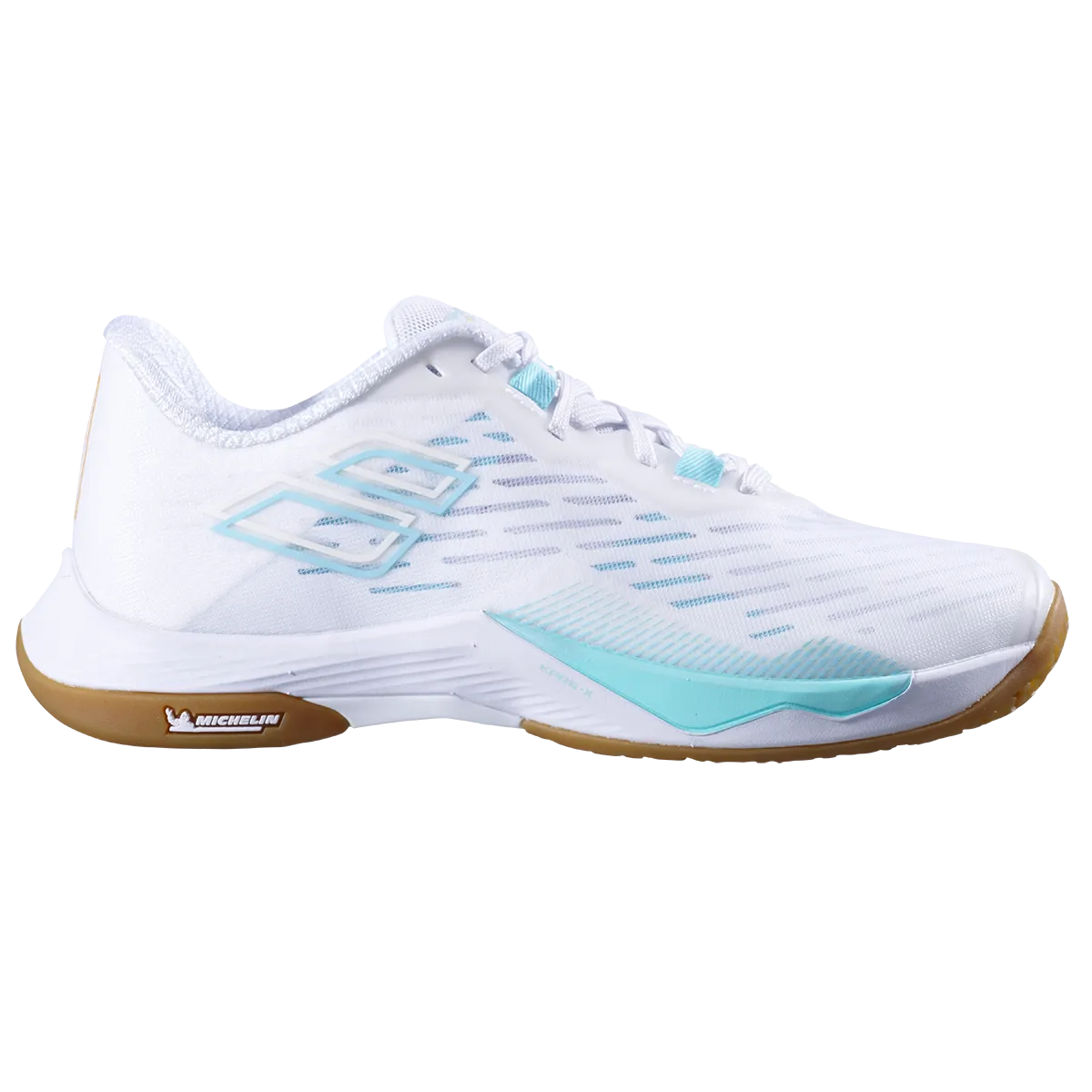 Babolat Women's Shadow Tour 5 Indoor Shoes White Cockatoo