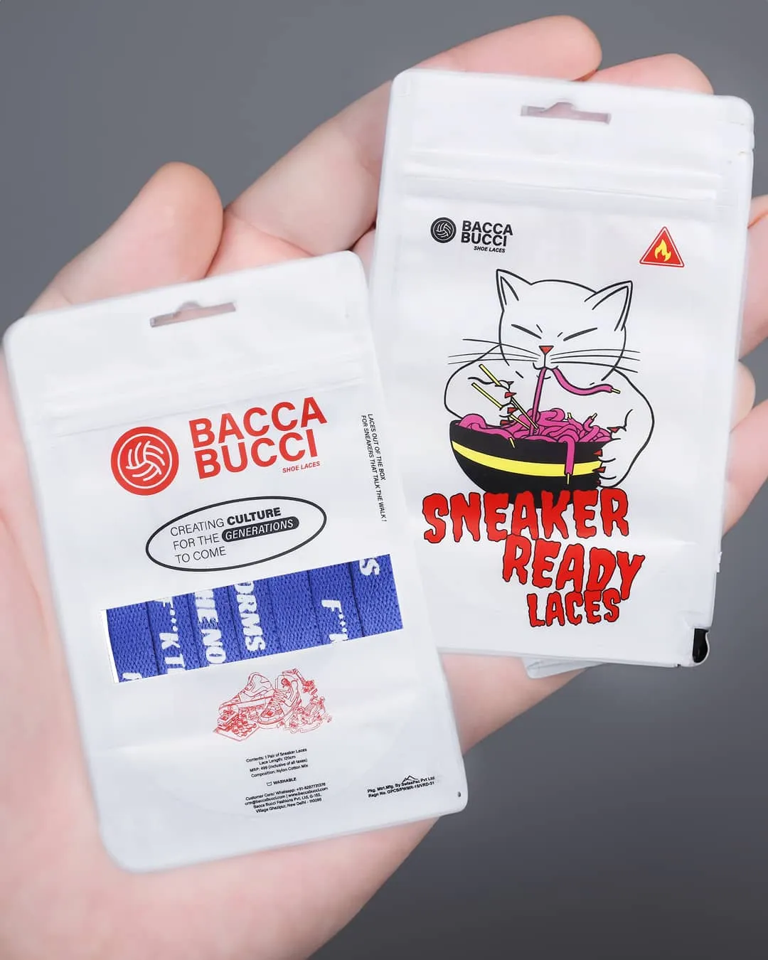 Bacca Bucci "F***K THE NORMS" Sneaker Laces