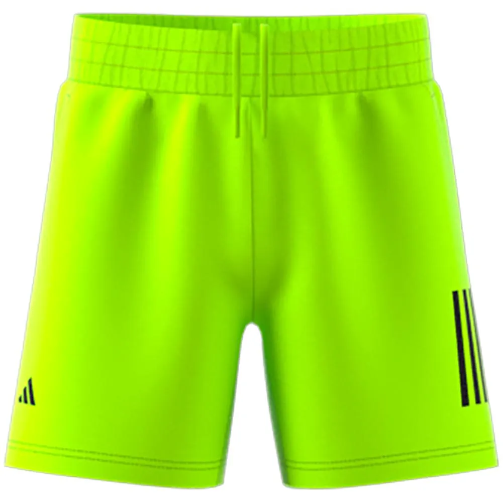 Boys Club 3 Stripe Tennis Short Lucid Lemon