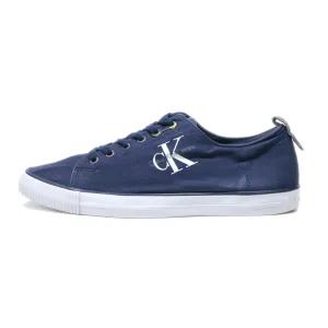 Calvin Klein Low-Top Sneakers Canvas Blue Colour For Men