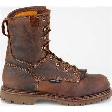 Carolina Men's 28 Series 8" Waterproof Grizzly Work Boot - Brown - CA8028