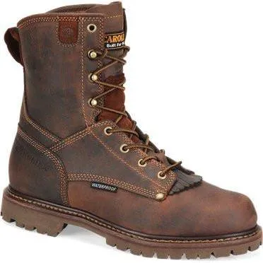 Carolina Men's 28 Series 8" Waterproof Grizzly Work Boot - Brown - CA8028