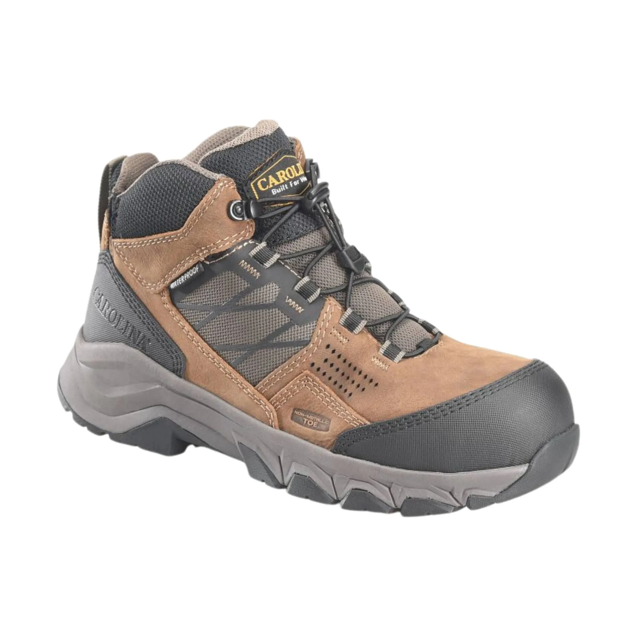 Carolina Men's Ironhide Ez Entry Composite Toe Waterproof Hiker Work Boots - Brown