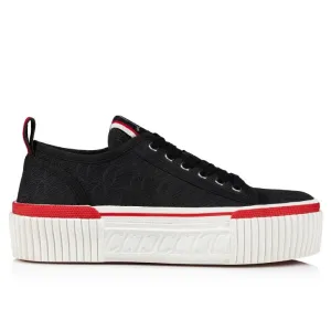 CHRISTIAN LOUBOUTIN 2024 Women's Black Sneakers: Laced up for Style and Comfort