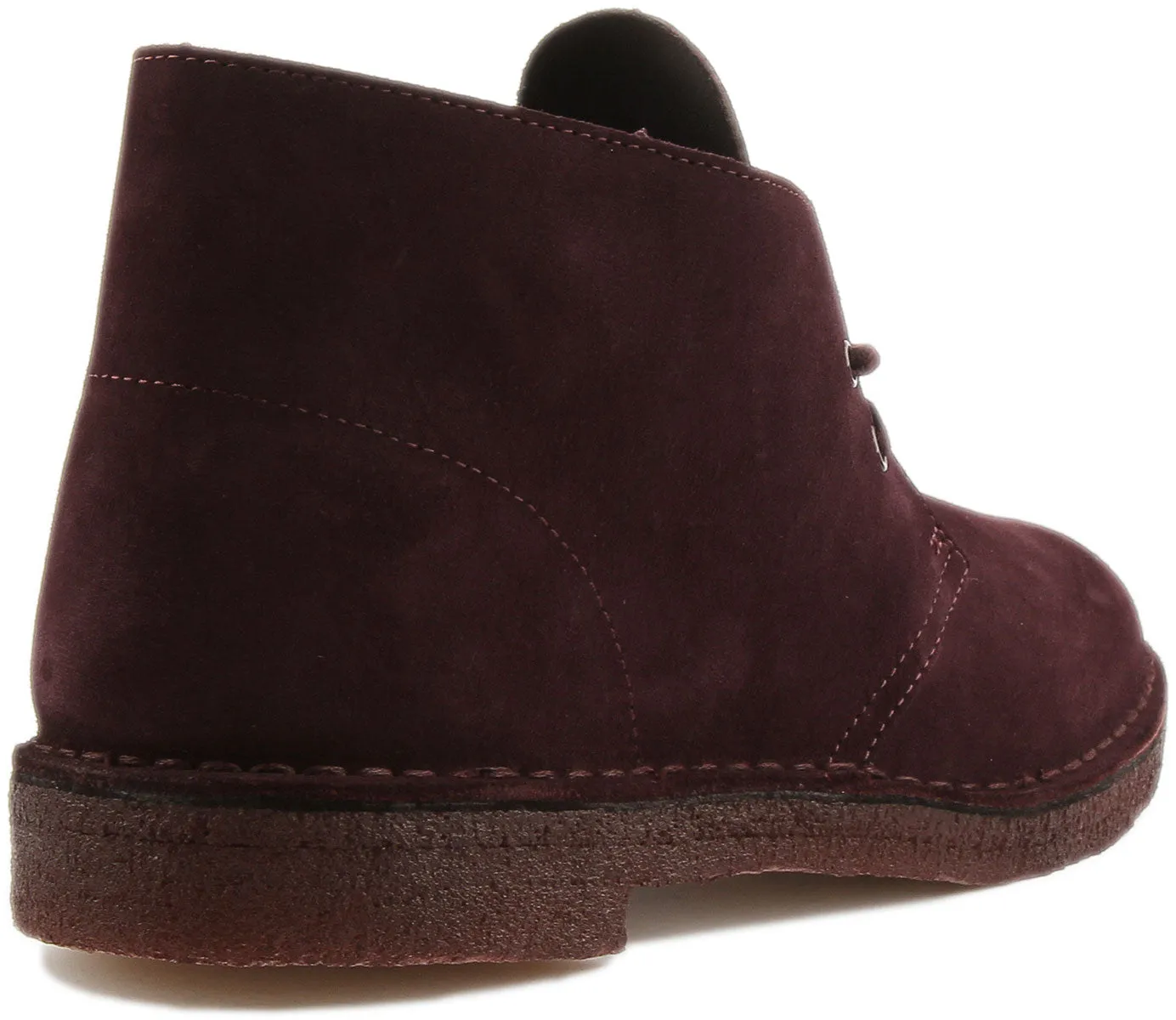 Clarks Originals Desert Boot In Burgundy For Men