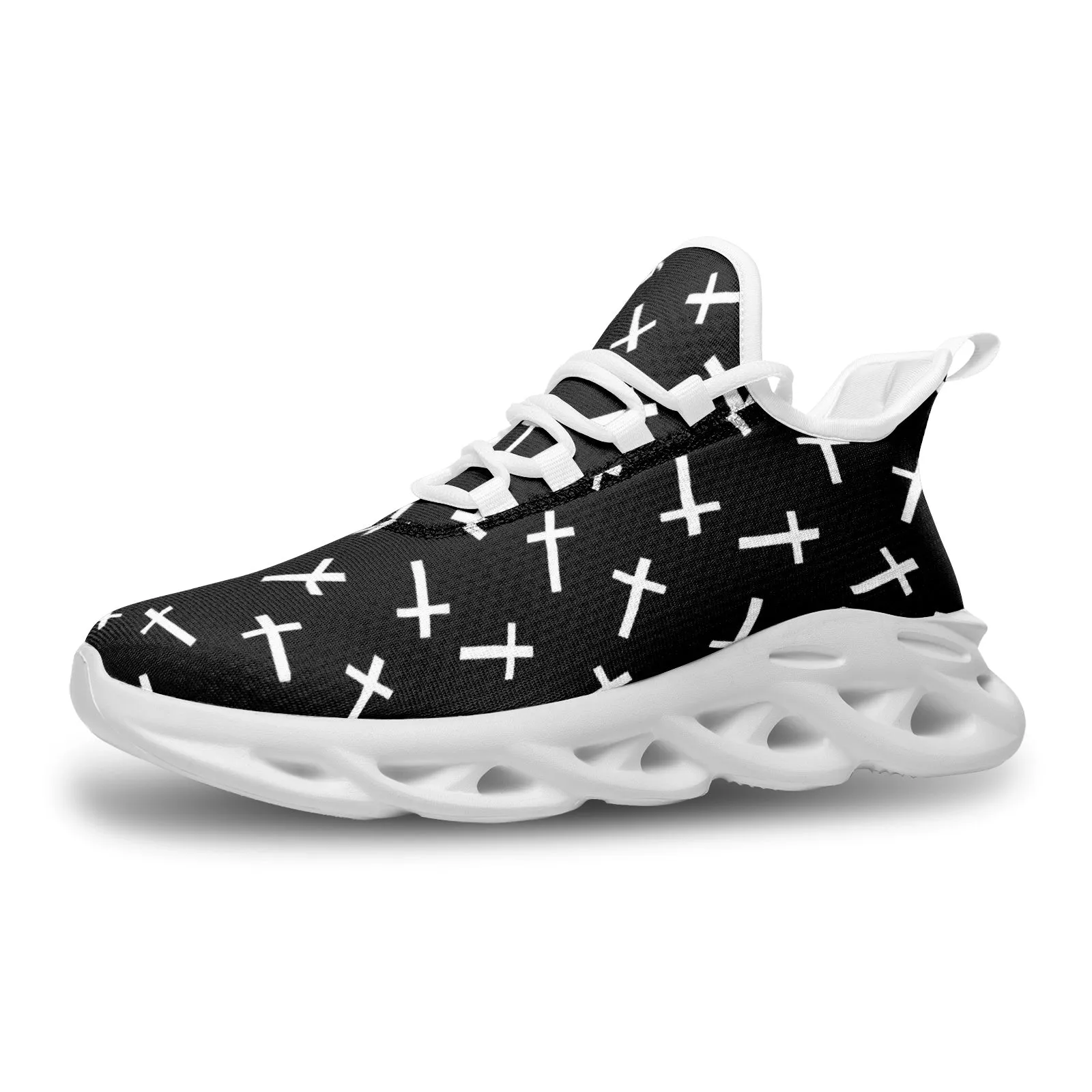 Crosses Unisex Bounce Mesh Knit Sneakers