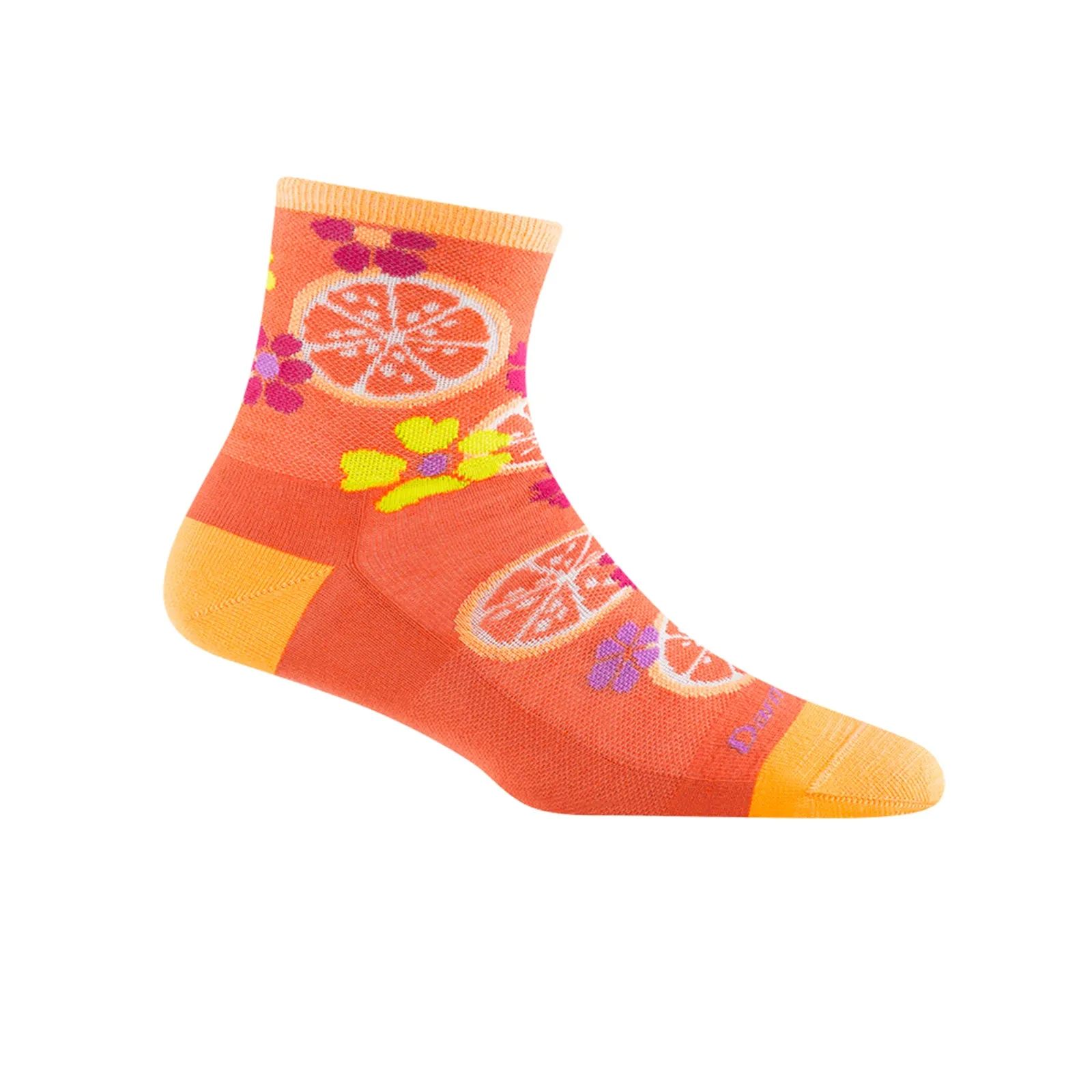 Darn Tough Fruit Stand Lightweight Micro Crew Sock (Women) - Grapefruit