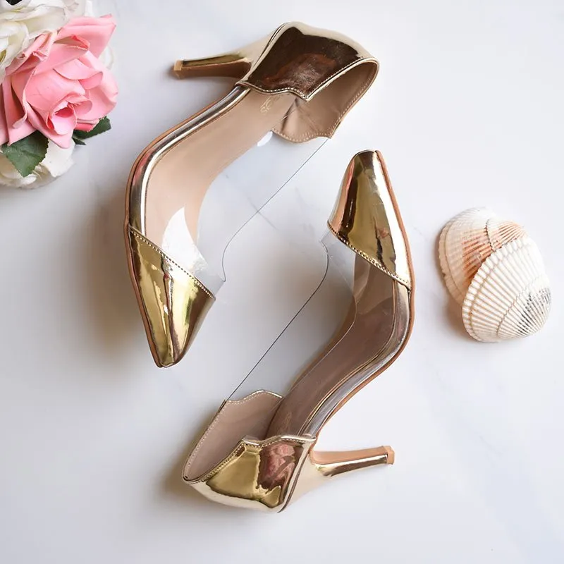 Dazzling Heels Golden