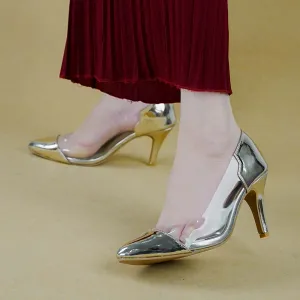 Dazzling Heels Golden