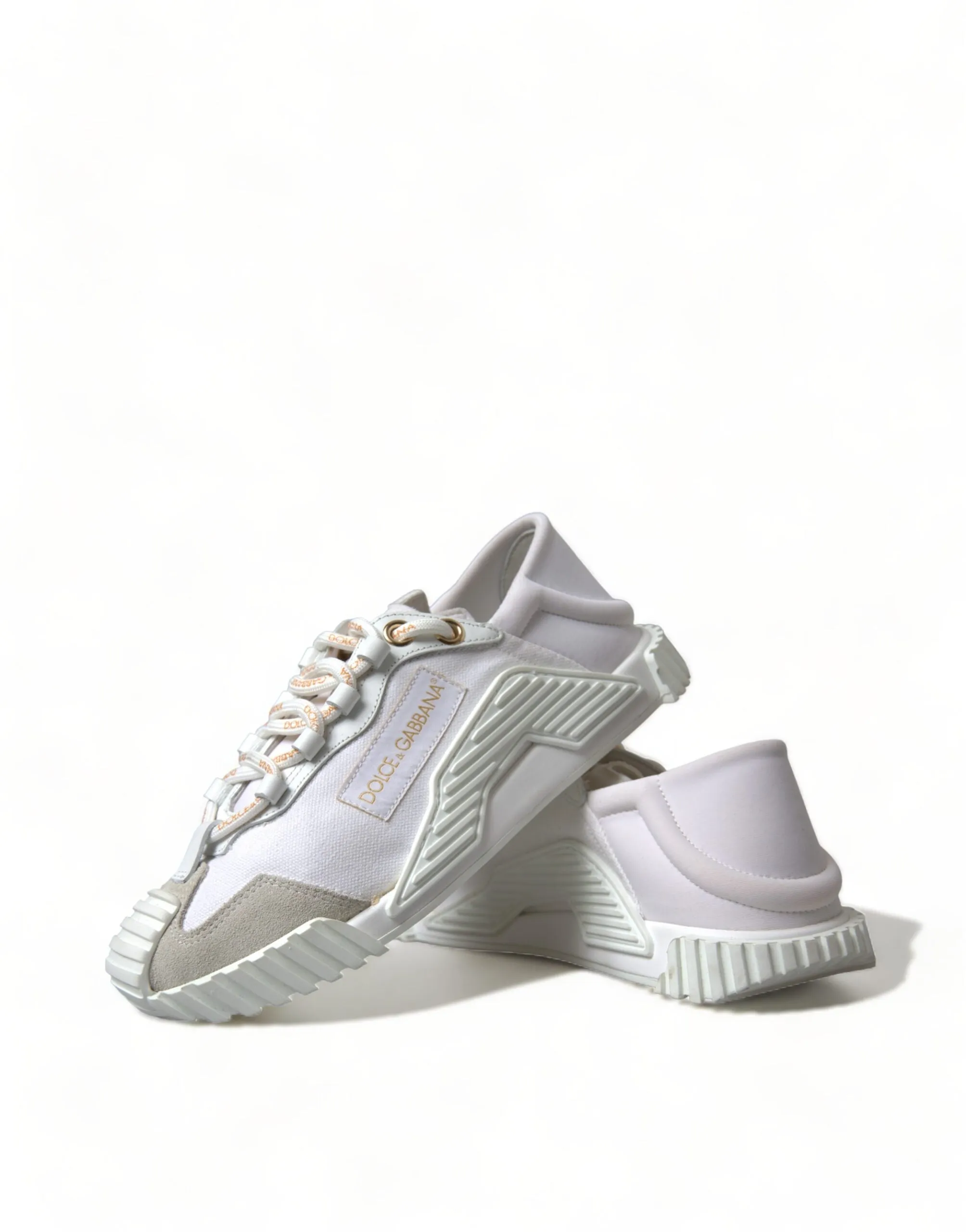 Dolce & Gabbana Elevated White NS1 Sneakers