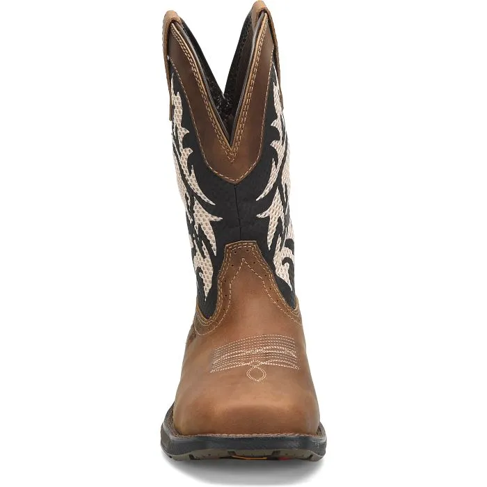 Double H Men's Phantom Rider Witness 11" Comp Toe Roper Work Boot -Brown- DH5388