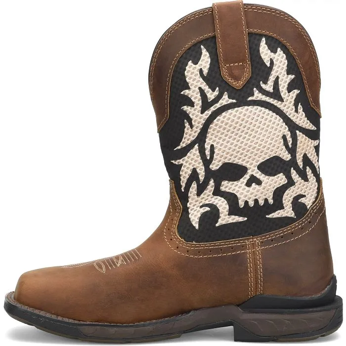 Double H Men's Phantom Rider Witness 11" Comp Toe Roper Work Boot -Brown- DH5388