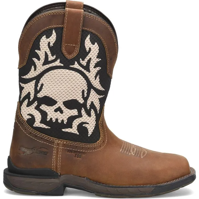 Double H Men's Phantom Rider Witness 11" Comp Toe Roper Work Boot -Brown- DH5388