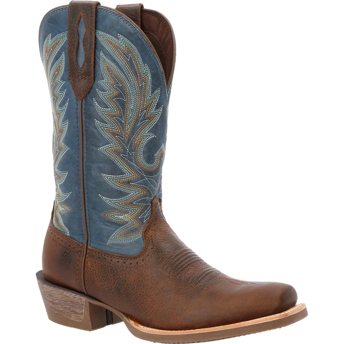 Durango Rebel Pro Men's Hickory & Denim Western 12" Pull-on Work Boots Ddb0356 In Brown