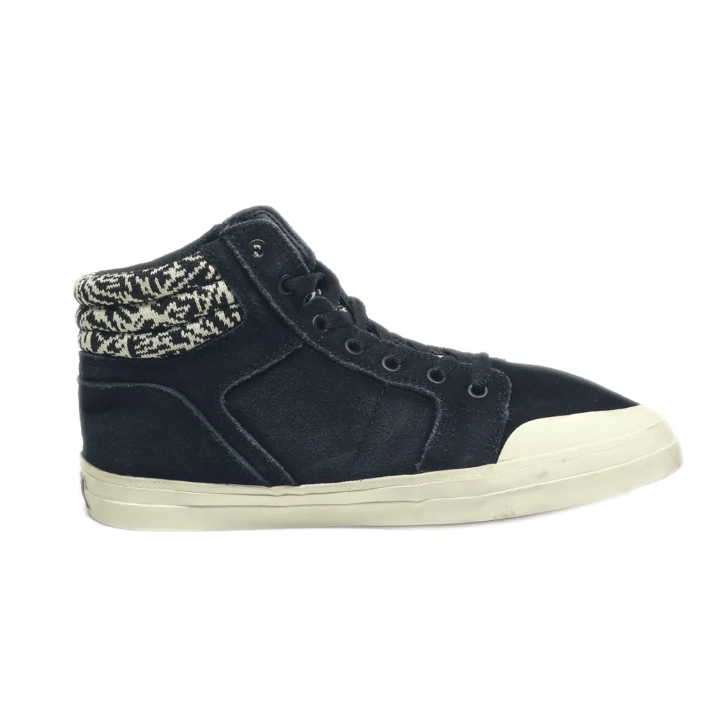 Dvs Sneakers Leather Black Colour For Kids