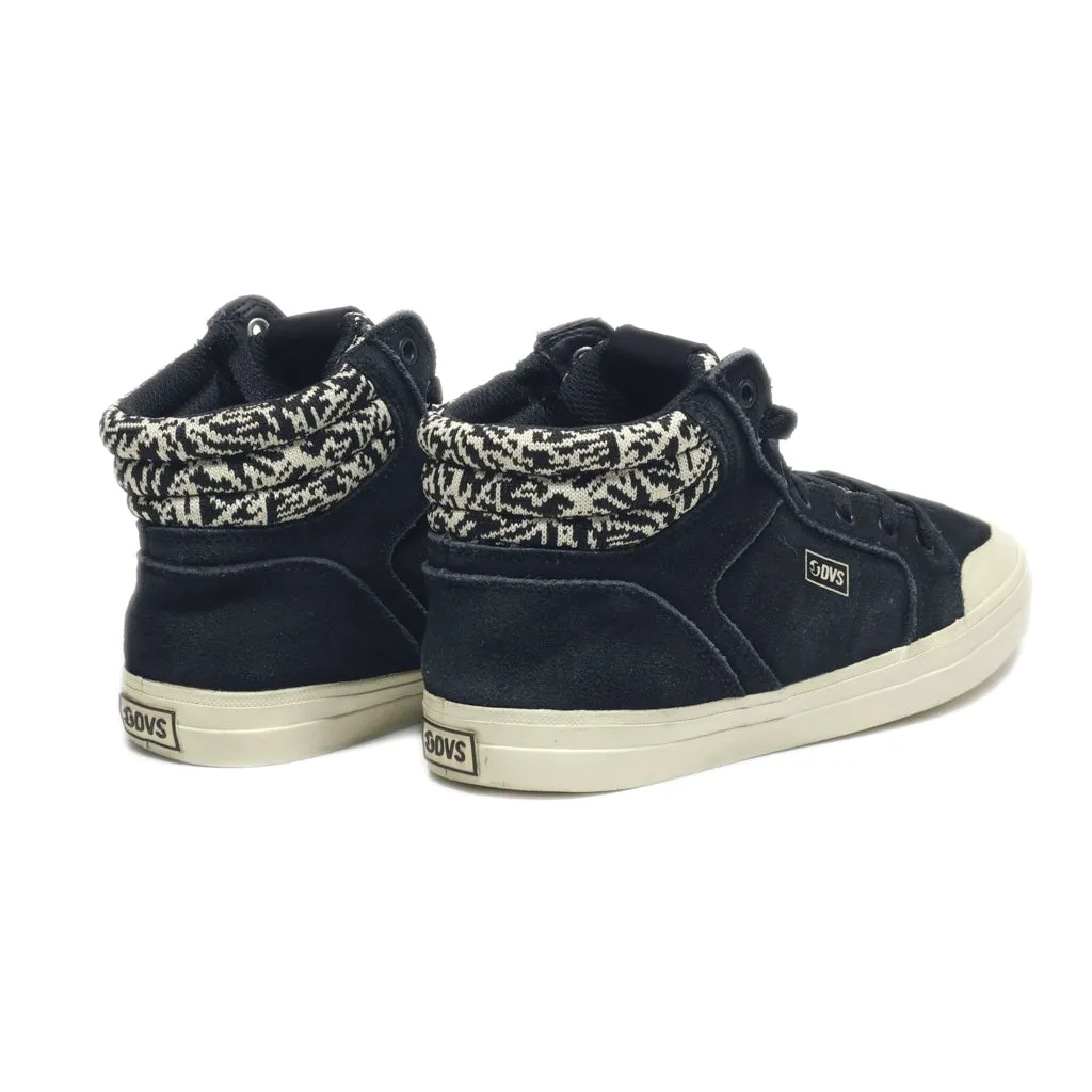 Dvs Sneakers Leather Black Colour For Kids