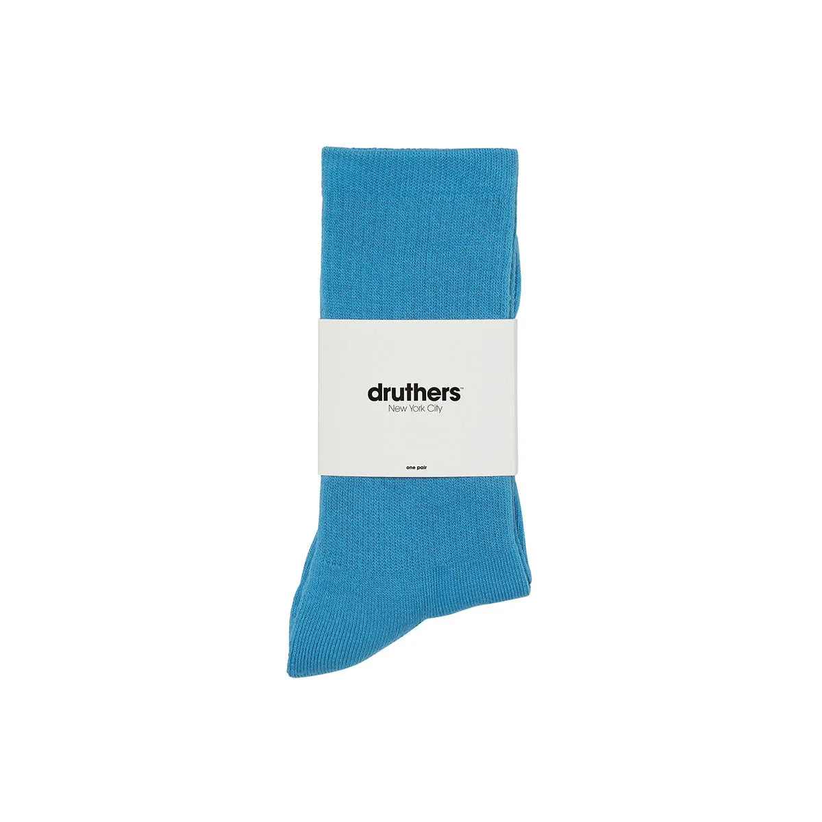 EVERYDAY ORGANIC COTTON CREW SOCK - FRENCH BLUE