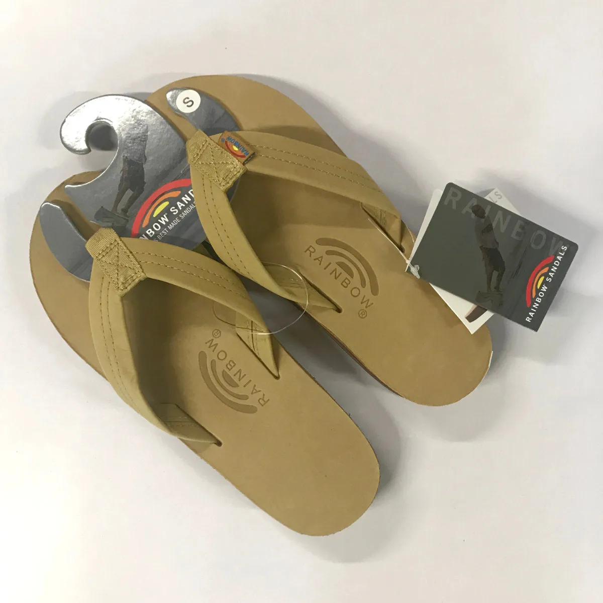 Flip Flops / Sandals - Rainbow Original - 302 ALTS Premier Leather Double Layer/Thick Strap - Mens