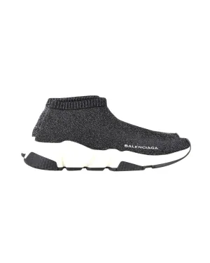 Glitter Knit Sneakers with Sock-Style Silhouette