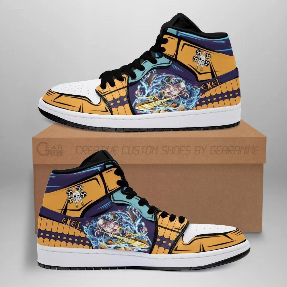 God Skypiea Enel Sneakers Custom Anime OP Shoes