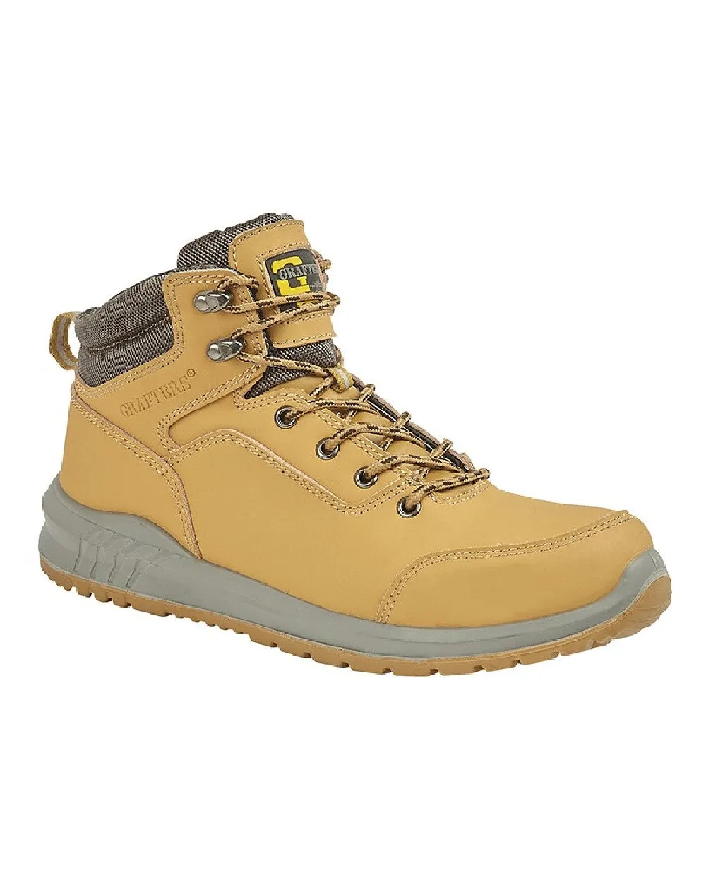 Grafters Action Nubuck Safety Ankle Boots