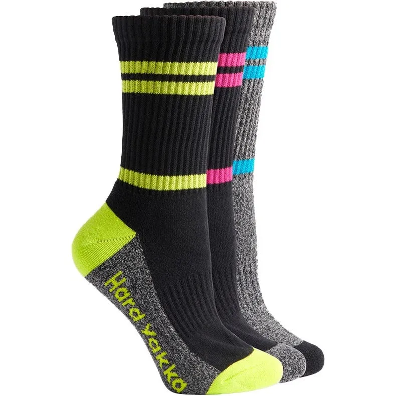 Hard Yakka Crew 3 Pack Work Sock