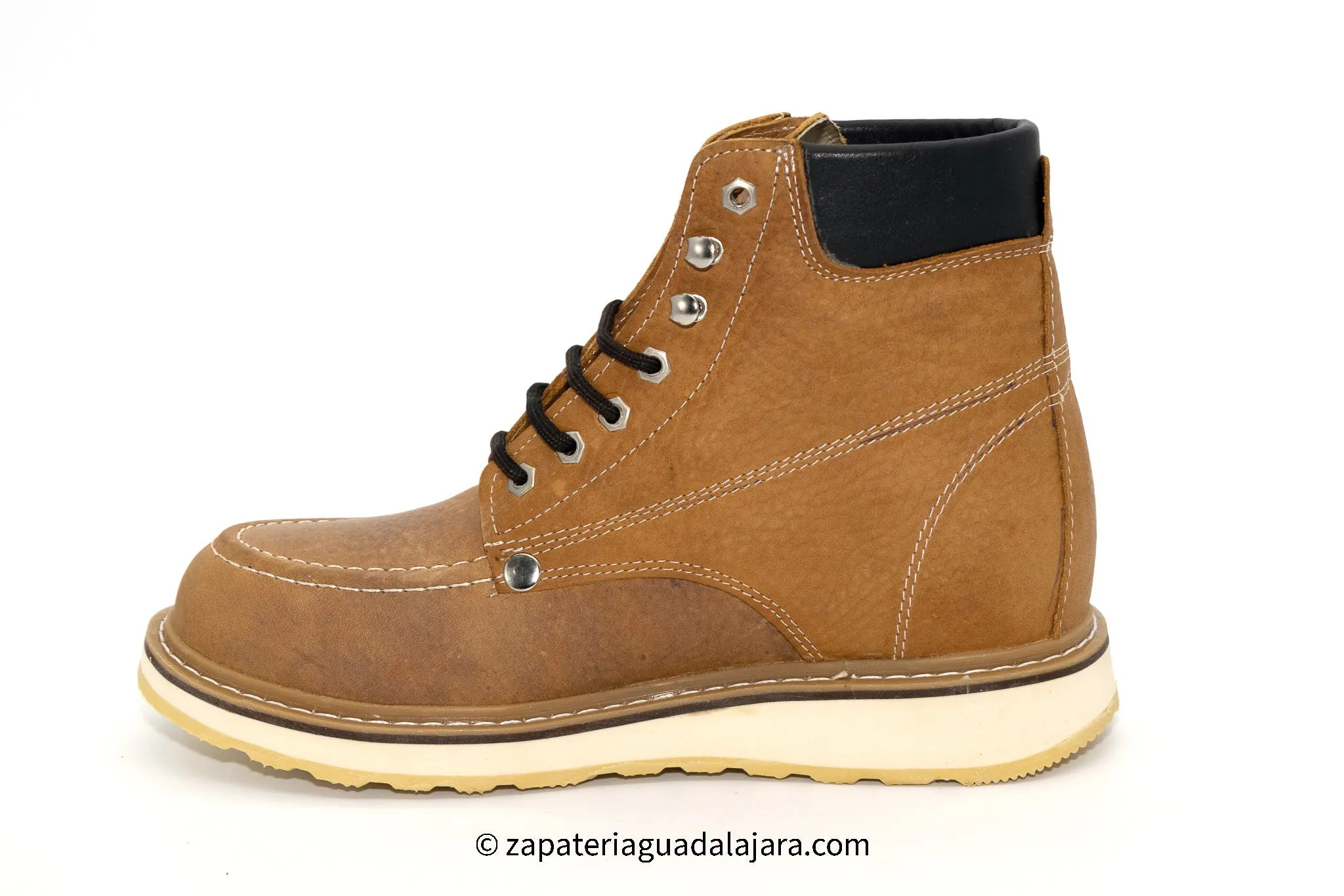 HB80151 HONEY MOC TOE WORK BOOT