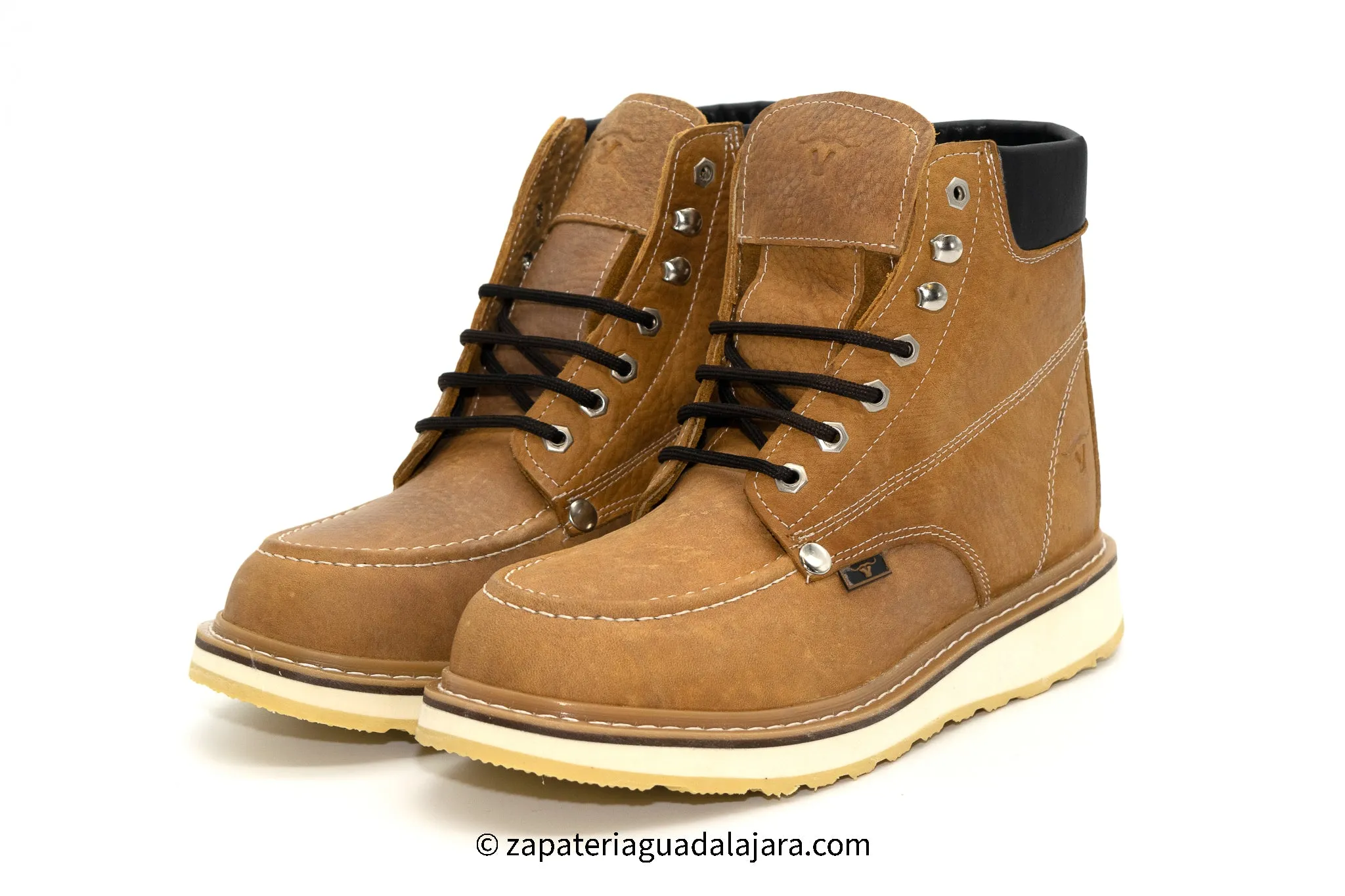 HB80151 HONEY MOC TOE WORK BOOT