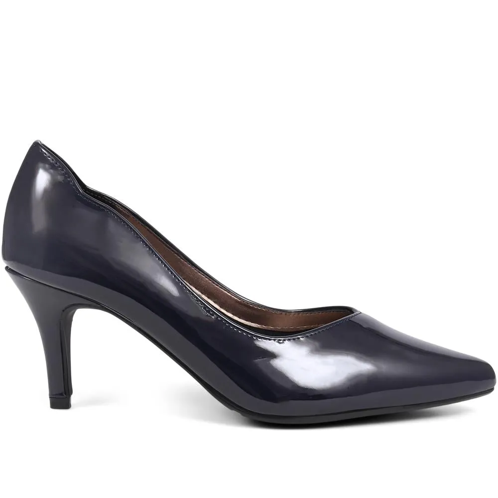 Heeled Court Shoes  - AMITY39001 / 325 086